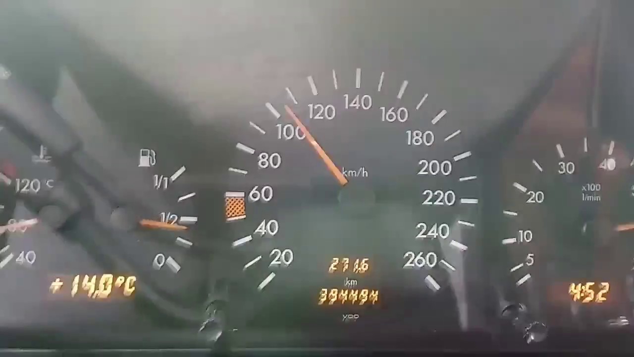 W124 прыгает стрелка спидометра