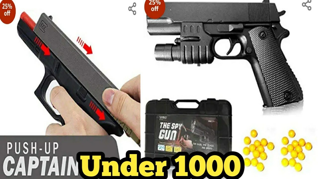 The Spy Gun Under 1000 Amazon pistol gun With bults 9mm pistol