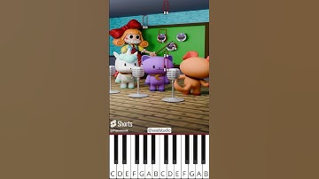 Crafrycorn, Catnap and Dogday dancing (@ssielstudio) - Octave Piano Tutorial