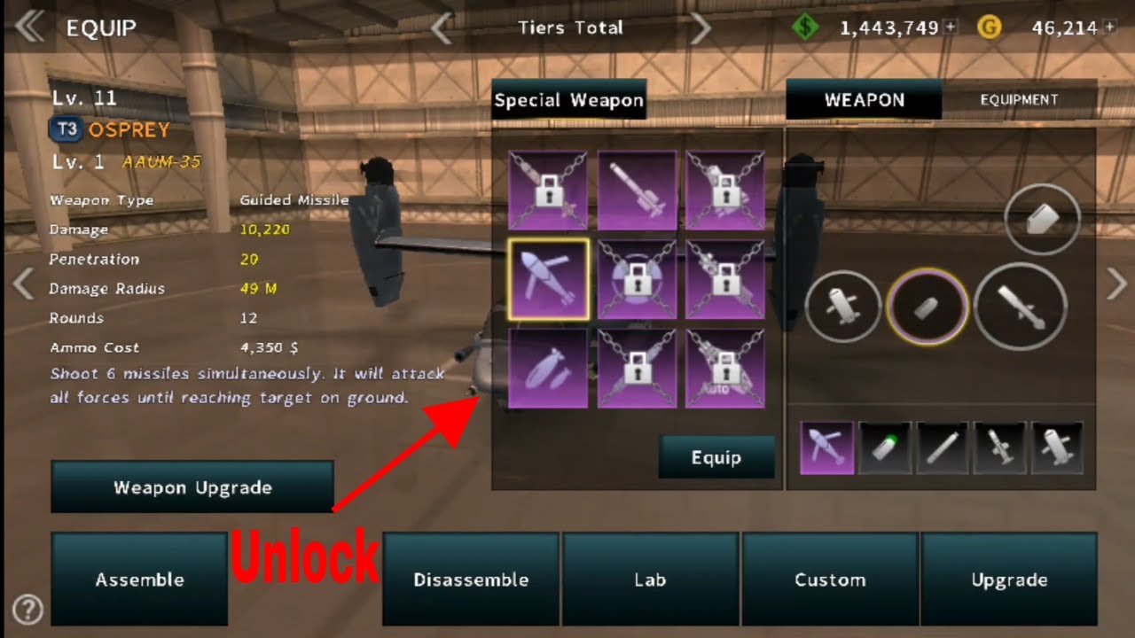 Special Weapon Unlock | Gunship Battle "OSPREY" Gameplay | GAMER 420