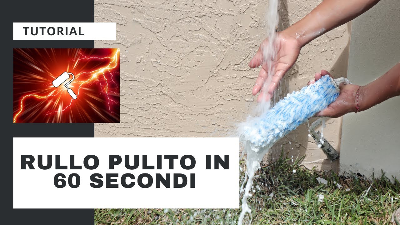 Pulire un rullo da pittura in modo velocissimo [TUTORIAL]