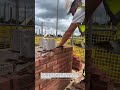Fast Bricklaying Technique for Clean Walls #Bricklaying #MasonryTools #Construction