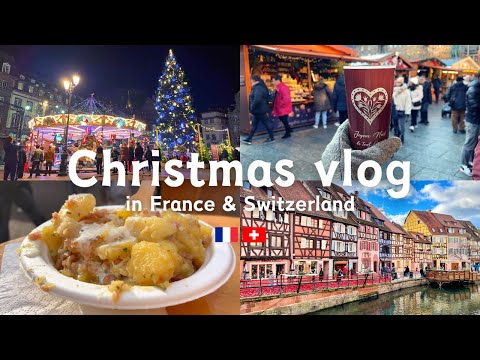 【フランス・スイス旅】アラサー女の本場ヨーロッパ、クリスマスVLOG 🎅 🎄食べて食べて食べまくる旅！