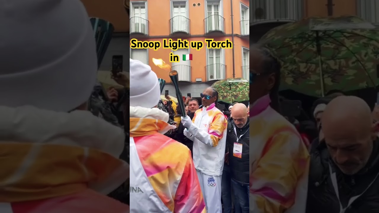 Дядя Снуп зажег факел в Галларате, Италия 🇮🇹