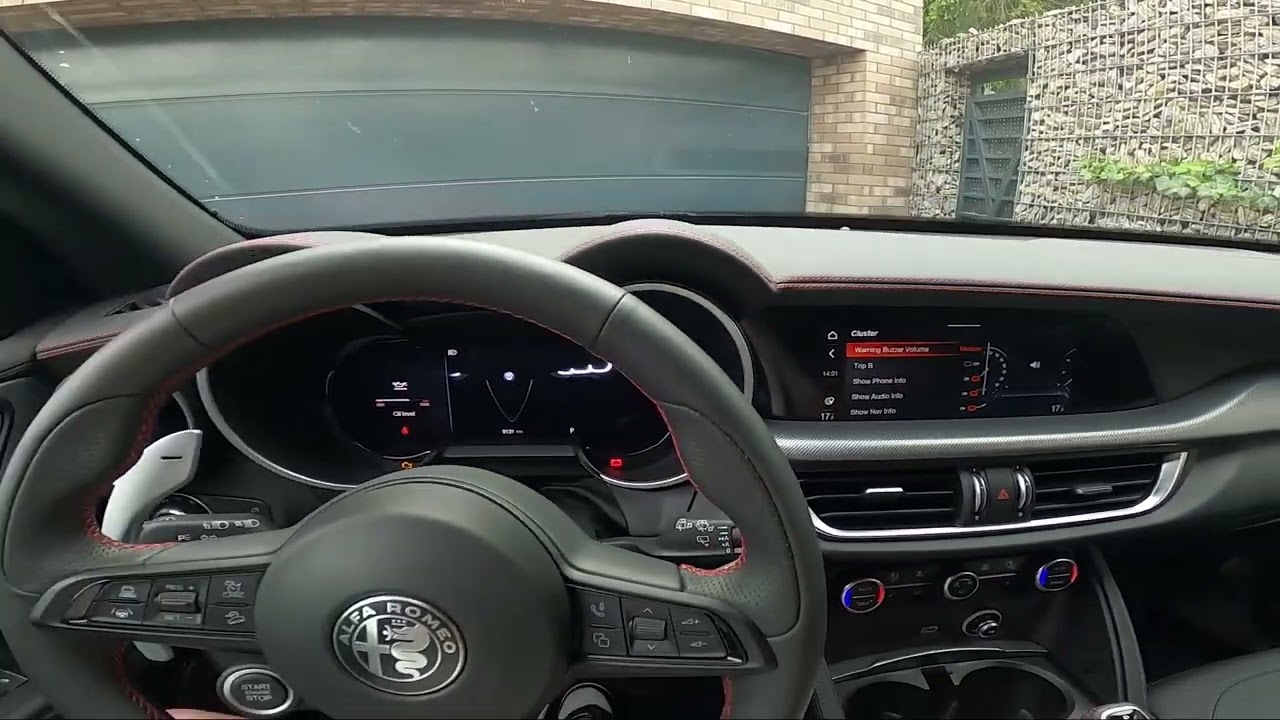 How to Change Warning Buzzer Volume in Alfa Romeo Stelvio ( 2017 – now )