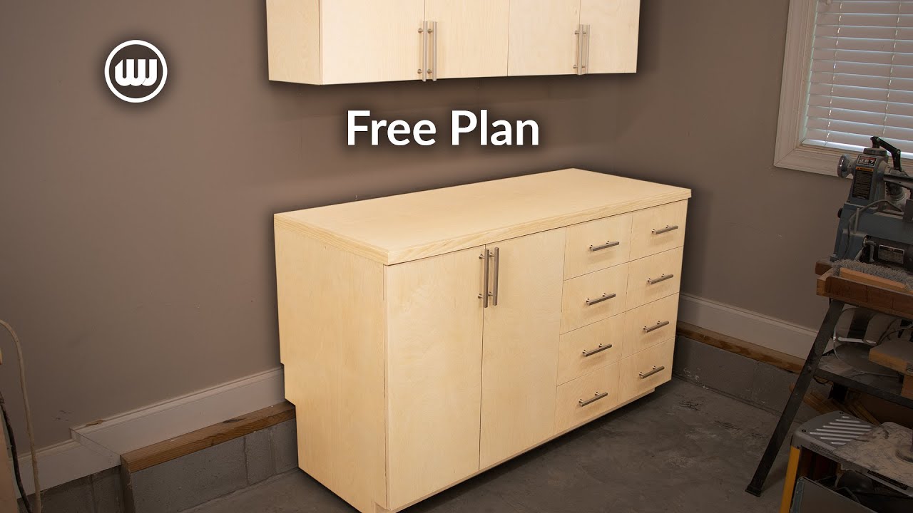 Base Cabinet with Drawers Plans