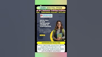 Full Stack Java Course Training in Vijayawada   Dream India Technologies