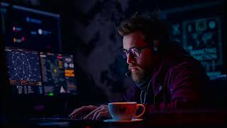Elite Network Engineer Focus Music 🔵 Deep Work & Concentration | Data Center Ambience | 24/7 Study