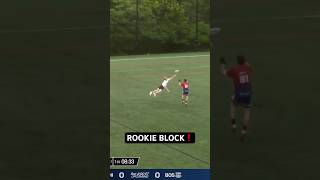 Rookie Charlie Panarella layout block sets up break