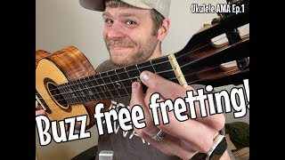 Get consistent, buzz free tone with your ukulele chords! Ukulele AMA Ep.1