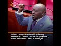 When I saw KSh65 million being recovered from a house in Syokimau, I was ashamed - Sen. Cherargei