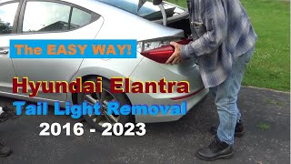 2016 - 2023 Elantra Tail Light Removal