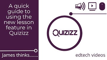 A quick guide to using the new lesson feature in Quizizz