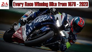 24 Heures Motos Every Race Winning Bike 1978 - 2023