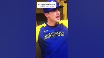 This is an entire inning of cheating umpires Cincinnati Reds vs Milwaukee Brewers #shorts