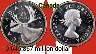 1953 Canada 25 Cents Coin Worth $10,645,867?  Truth Revealed!
