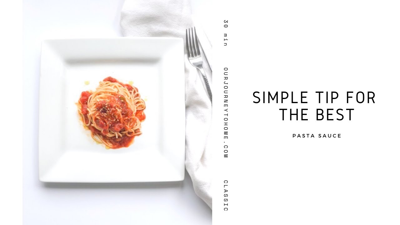 How To Make Any Jar Of Pasta Sauce Taste Amazing!