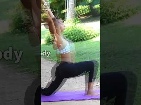Yoga Asana - Anjaneyasana I (Low Lunge Pose) - Strengthens the Calf muscles - #shorts