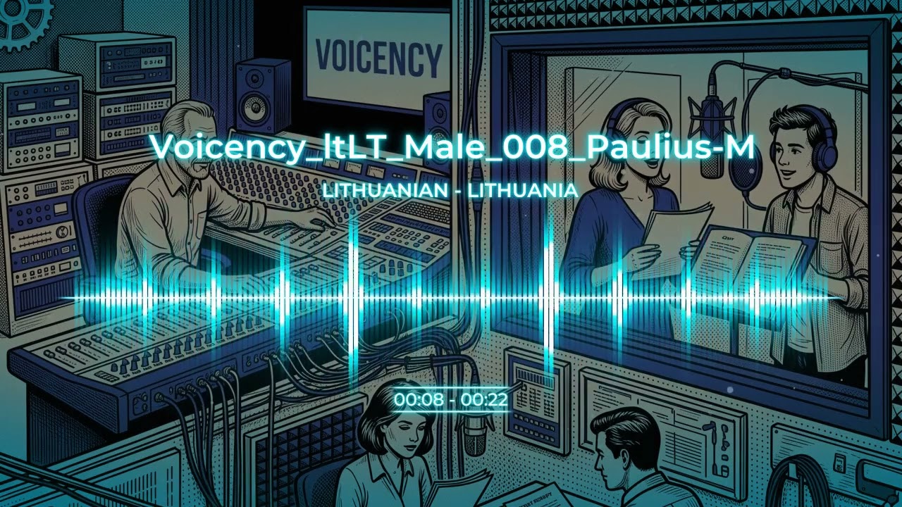 Lithuanian Male Voice - Voicency_ltLT_Male_008_Paulius-M