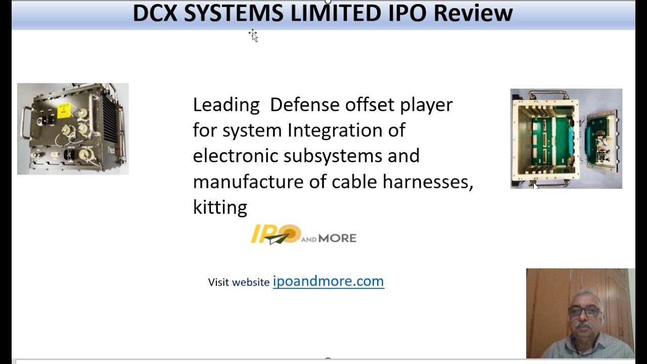 DCX Systems IPO Review: Video in Presentation form