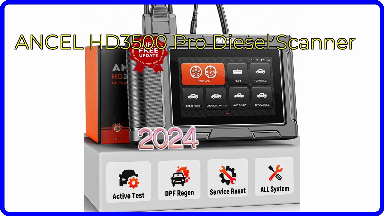 REVIEW (2025): ANCEL HD3500 Pro Diesel Scanner. First Look.