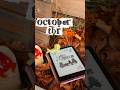 october reads | #youtubeshorts #books #vlog #bookrecommendations #tbr #booktok #fall #cozy #reading