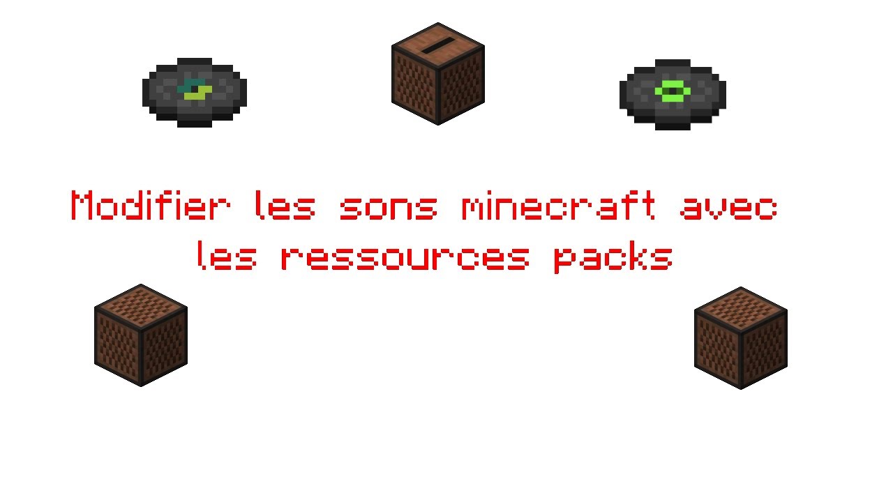 Modifier les sons minecraft avec les ressources packs HS - YouTube