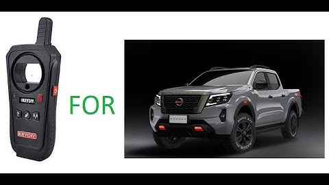 KEYDIY:  MAKE SMART REMOTE KEY FOB FOR NISSAN NAVARA 2022