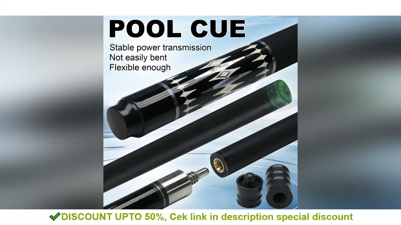 Professional Carbon Fiber Billiards Cue Stick Bag Set 12.5mm Tip Pool Cue Accessories for Carom Bill