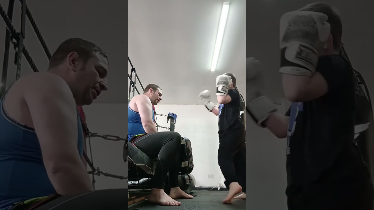 Luke training 🥊🥊