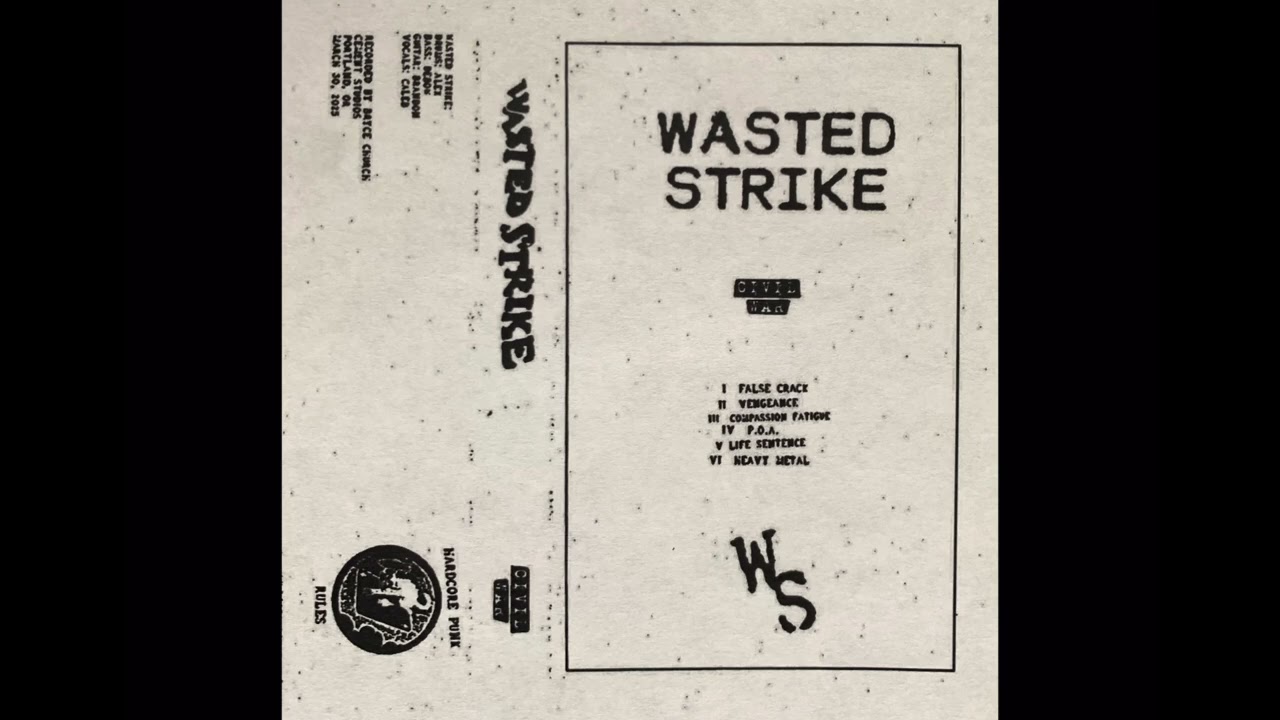 WASTED STRIKE - CIVIL WAR CASSETTE