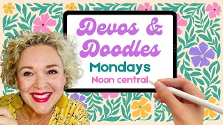 5-18-26 Devos &amp; Doodles, Devotional, Hand Lettering, Bible Study, iPad Lettering, Procreate