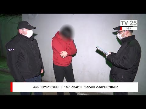 კანონდარღვევის 167 ახალი ფაქტი გამოვლინდა