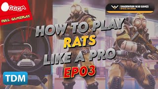 How To Play Rats Like A Pro In Shadowgun War Games | EP03 | 4K Full Gameplay Tutorial | SGWG