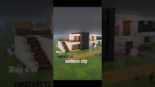 Day 4 Building My Dream Modern City 🏙️ | #minecraft #modernhouse