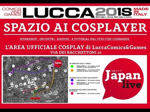 JAPAN LIVE - AREA DEDICATA AL COSPLAY AL LUCCA COMICS 2018