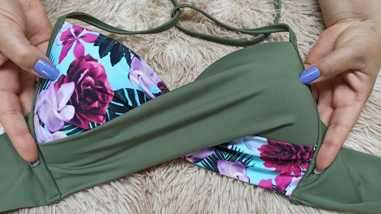 Clube da Luluzinha Outubro Biquíni Vitória (sutiã) #corte