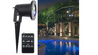 SeresRoad Halo Blue and Green FDA Approved Laser Christmas Projection Lights IP65 Outdoor Waterproof Firefly Landscape 