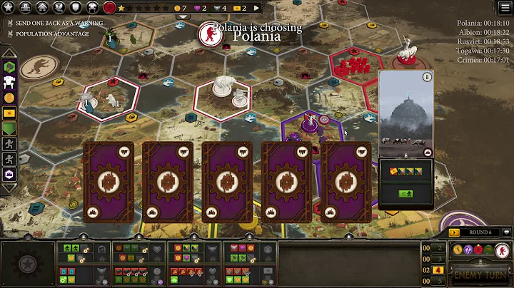 Rusviet Patriotic with 8 Workers 16 Turns - Scythe Board Game