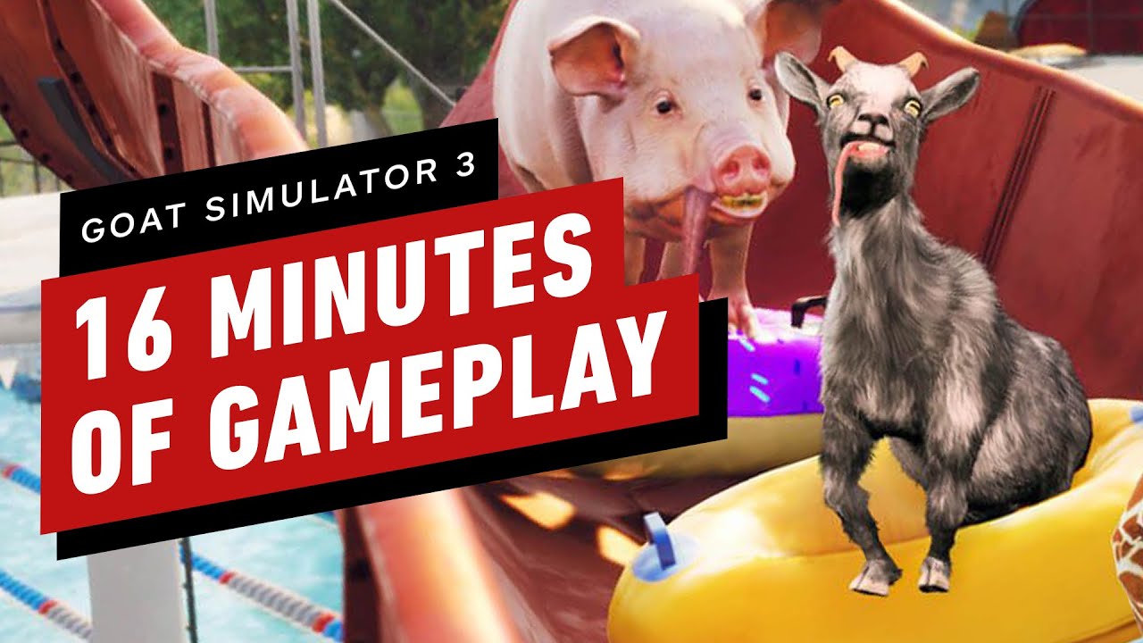 ⁣Goat Simulator 3 - 16 Minutes of Gameplay