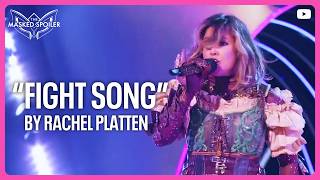 Rachel Platten Performs 'Fight Song' Unmasked! | Season 14 | The Masked Spoiler
