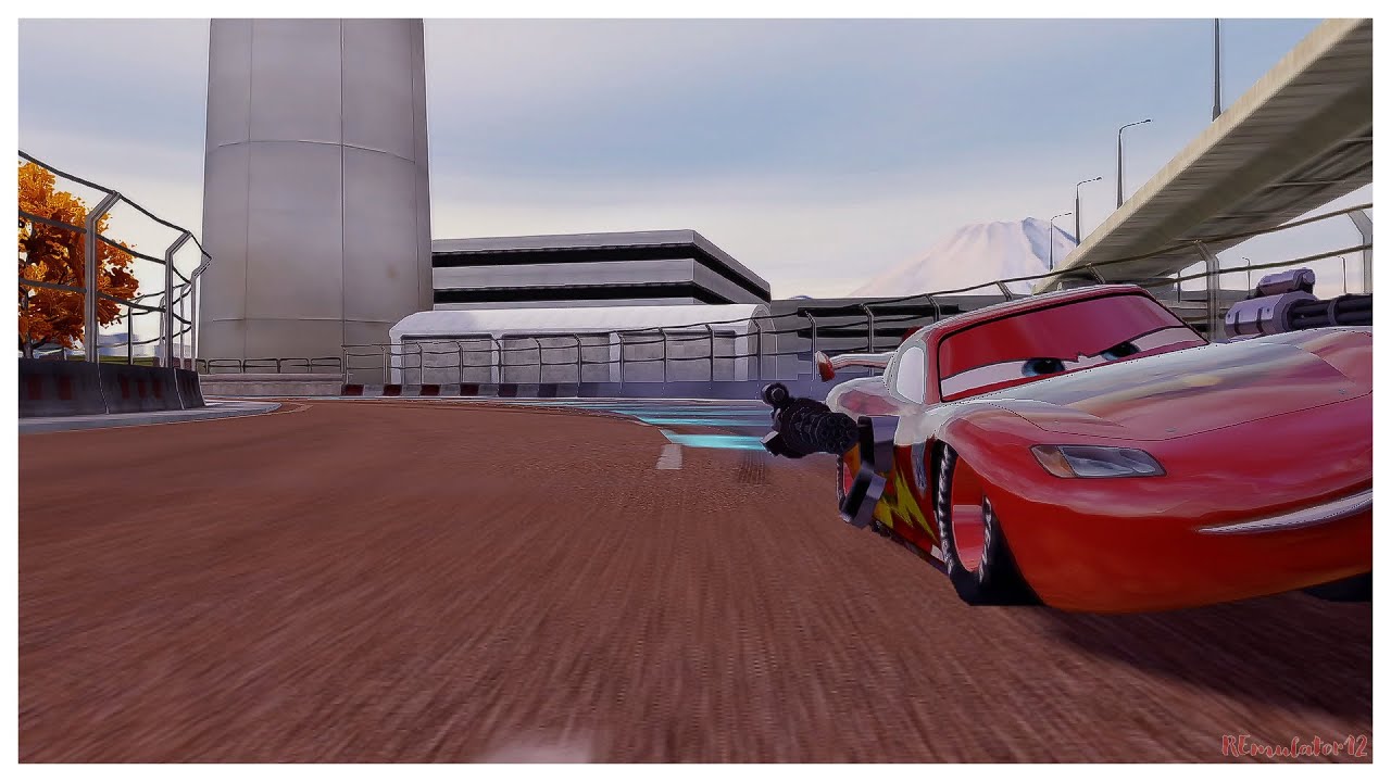 Cars 2 The Video Game | Lightning McQueen - Battle Race | Runway Tour 4 Laps