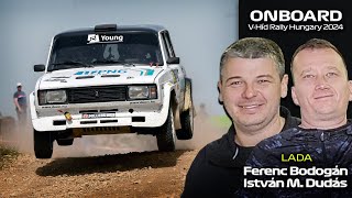 Onboard: Ferenc Bodogán & István Márton Dudás  - Lada K20 - V-Híd Rally Hungary 2024 | Ss5 Hegyesd