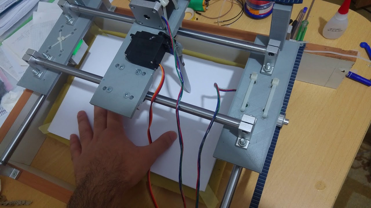 Arduino Based Braille Printer - YouTube