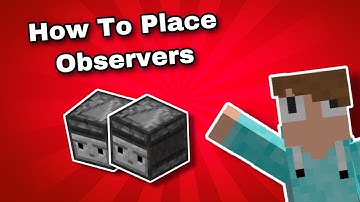 How To Place Observers In Minecraft