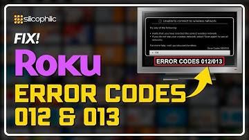 How to Fix Roku Error Codes 012 & 013 | Troubleshooting Guide!
