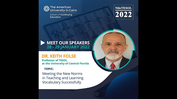 Dr. Keith Folse Meeting the New Norms in Teaching ...