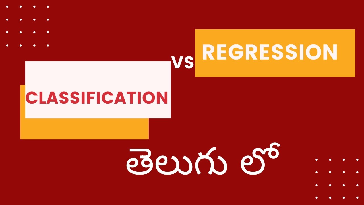 Difference between Regression and classification in machine learning ...