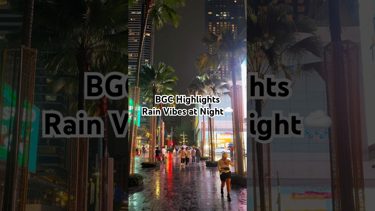 Exploring BGC on a Rainy Day 🌧️ | Manila Vlog 