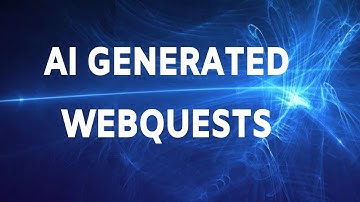 AI Generated WebQuests Free Online Course for Teacher Professional Development